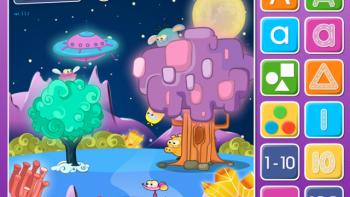 Preschool All In One Basic Skills Space Learning Adventure A to Z by Abby Monkey Kids Clubhouse Games App: Screenshot #1