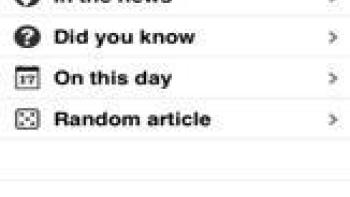 iWiki App: Screenshot #1