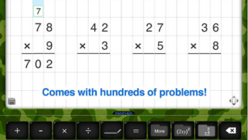 Panther Math Paper App: Screenshot #4