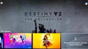 Stadia Menu Screen