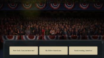 Comment choices during a speech.