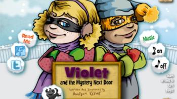 Violet and the Mystery Next Door App: Screenshot #1