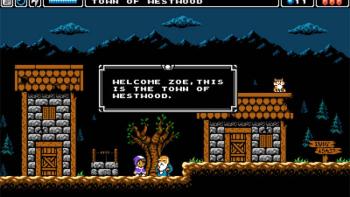 Alwa has towns with buildings to explore