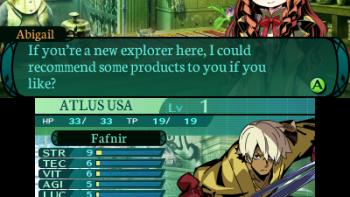 Etrian Odyssey 2 Untold: The Fafnir Knight Game: Screenshot #1