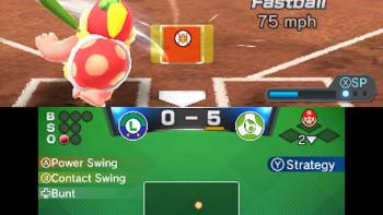 Mario Sports Superstars: screenshot #1: baseball