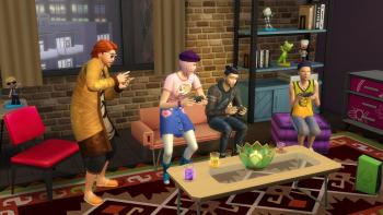 The Sims 4 City Living: Gaming in the game