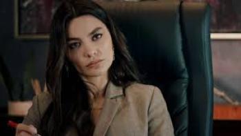 10 Days of a Bad Man Scene 3:  A woman looks forward