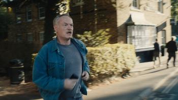 Reawakening: Jared Harris running down the street