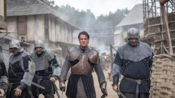 William Tell: Men in armor with their swords drawn look ready for battle