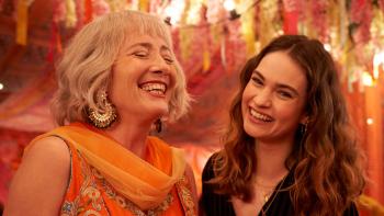 What's Love Got to do With It?: A young White woman and her mother smile together 