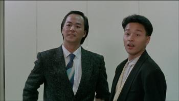 A Better Tomorrow: Lung Ti and Leslie Cheung stand cheerfully side by side