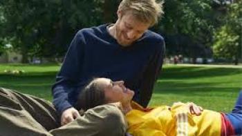 A Copenhagen Love Story: Couple look at each other lovingly