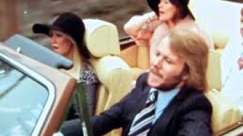 ABBA: Against the Odds: The group in a car