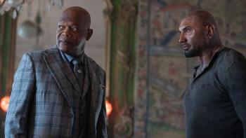 Afterburn: Dave Bautista and Samuel L. Jackson talk.