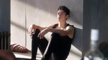 After Everything: Hero Fiennes Tiffin leans against a wall.