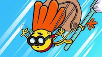  A Garden Cartoon Movie: animated character flies