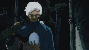 Angel's Egg movie: The Boy holds the egg