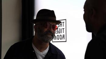 Atrabilious movie: Jeffrey Wright talks with Leon Addison Brown