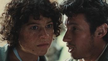 Atropia movie: Callum Turner whispers to Alia Shawkat