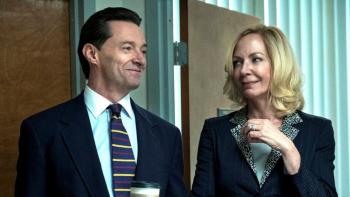 Bad Education TV Movie: Tassone with assistant Pam Gluckin (Allison Janney)