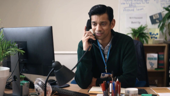 Bank of Dave 2—The Loan Ranger: Amit Shah looks concerned as he speaks on the phone at his office