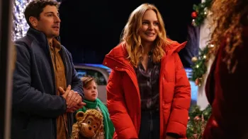 Best. Christmas. Ever!: Heather Graham in a red coat.