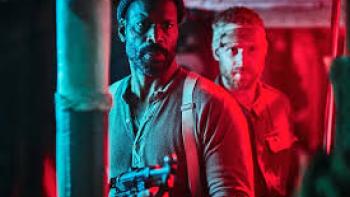 Blood Vessel scene 2: Black man and White man have guns