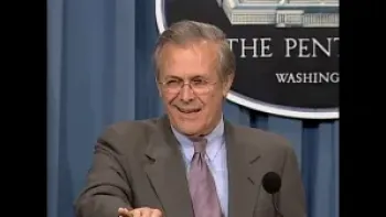 Bodyguard of Lies: Rumsfeld press conference