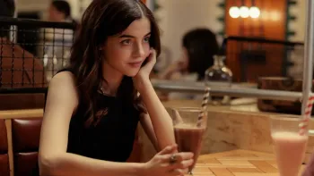Boulevard: Eve Ryan at a restaurant.