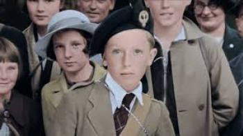 Britain and the Blitz: White kids in 1940s