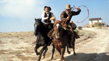 The Frisco Kid: Gene Wilder and Harrison Ford on horseback