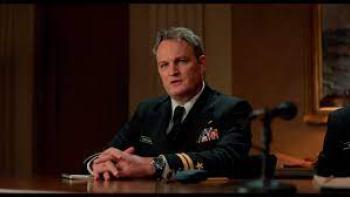 Caine Mutiny Court Martial scene 1:  White man in uniform in court