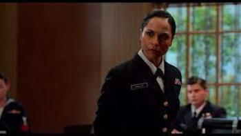 Caine Mutiny Court Martial scene 3:  Woman in courtroom