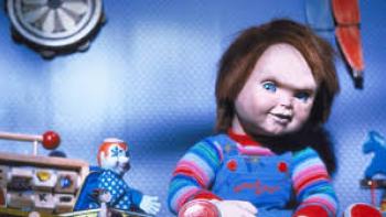 Child's Play 2 Movie: Chucky among toys in a child's room