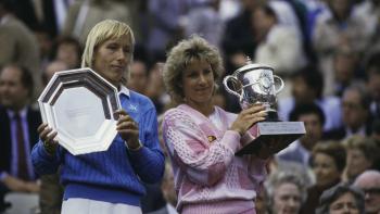 Chris & Martina: The Final Set: Champions with medals.