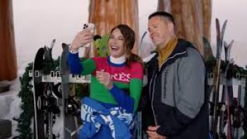 Christmas at the Chalet: Teri Hatcher and William Devry 
