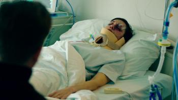 Citizen Vigilante: A White woman in a hospital bed with face wounds