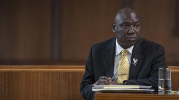 Attorney Ben Crump in courtroom