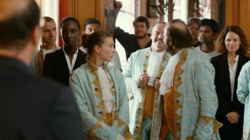 C'est la Vie! Movie: Staff dressed as 17th century valets