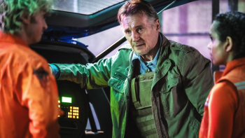 Cold Storage movie: Georgina Campbell and Joe Keery talk with Liam Neeson