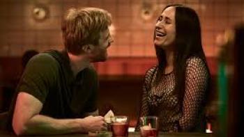 A Copenhagen Love Story: Couple laugh over drinks