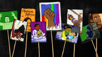 Cops and Robbers Movie: Protest Images