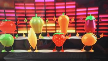 Dance! Movie: Fruits and Vegetables Dance!