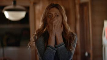 The Dark and the Wicked Movie: Louise looking scared