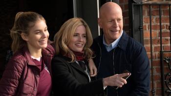 Death Wish Movie: Paul Kersey with his wife and daughter