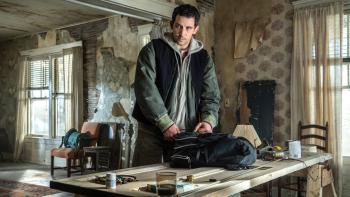 Disclosure Day movie: Josh O'Connor stands in a kitchen