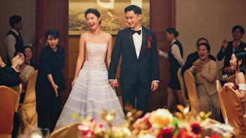 Double Happiness movie: Kuan-ting Liu and Jennifer Yu walk into wedding reception hand in hand
