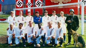 Victory: The POWs pose for a team photo