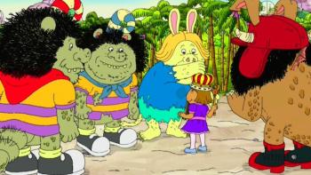 D.W. and the Beastly Birthday TV Movie: The beasts give D.W. a crown