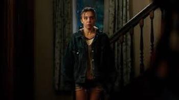 Echo Valley: Sydney Sweeney in a doorway.